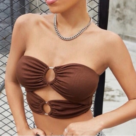 SALE o-ring ribbed tube top - Picture 1 of 2